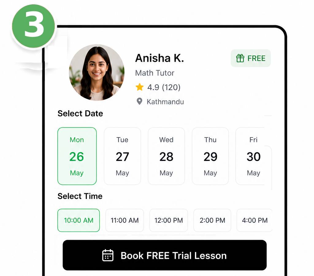 Book a trial lesson image